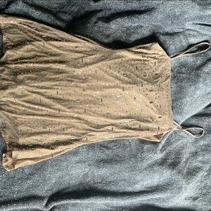Windsor Tan Sequin Dress